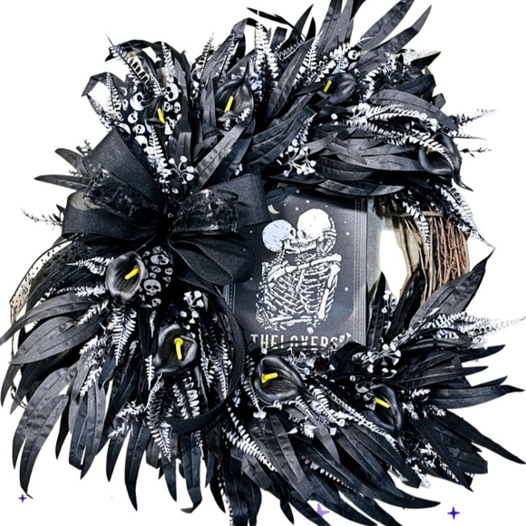 Tarot Card Halloween wreath - Picture 4 of 13